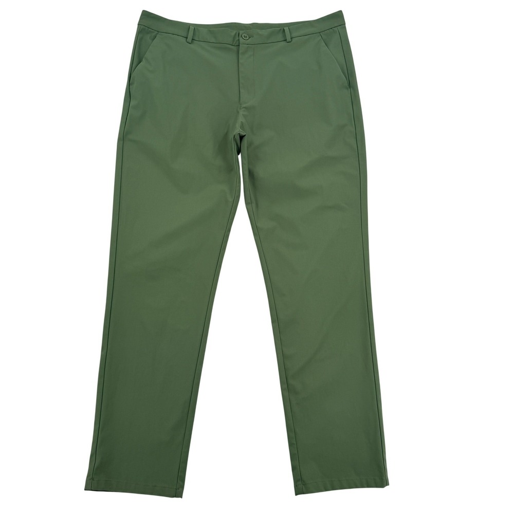 Libin Men 38x33 Performance Golf Pants  Sage Green Lightweight Quick Dry Stretch